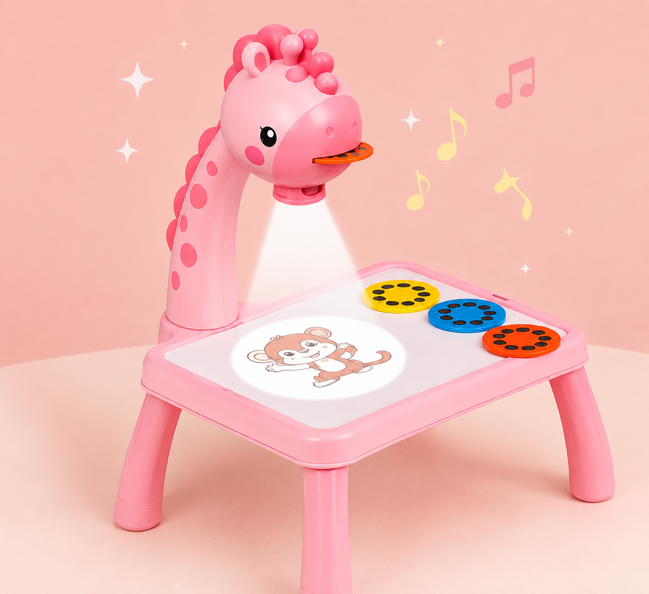 DoodleStar smart projector drawing table for kids